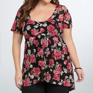 Torrid lace blouse